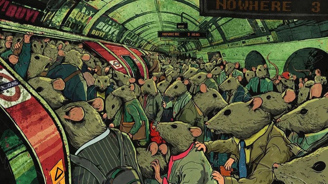 Extrait du court-métrage Happiness de Steve Cutts